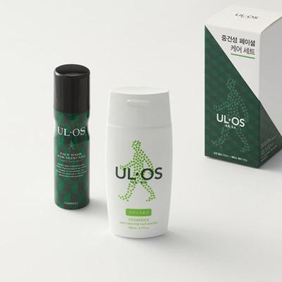 [Urus] 2-piece Set of Moderate-drying Facial Care (skin Milk + Face Wash)