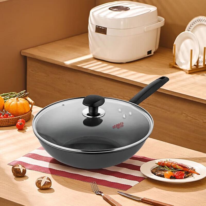 Kambach LPB-JT32 32cm Non-Rust Iron Wok