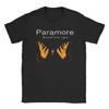 Streetwear TShirt Summer Paramore Band Fashion T Shirts  Cotton Tshirt for Male Y2K Retro Design Short Sleeve Top Tees