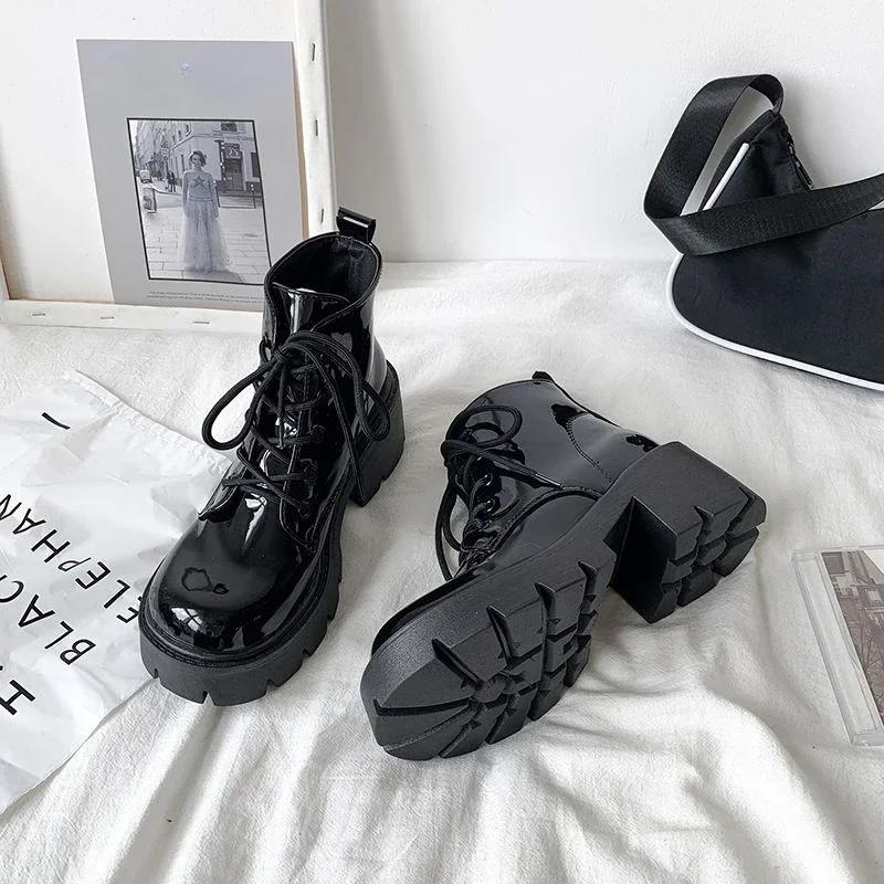New In Heeled Woman Short Shoes Very High Heels Autumn Booties Winter 2025 Ankle Boots for Women Footwear Trend Boot Sale Pu Y2k