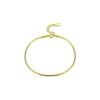 Women's Bracelet Snake Bone Chain Snake Chain Bracelet Thin Bangles Hypoallergenic Silver 925 18k Gold Plated Simple Stylish Unisex