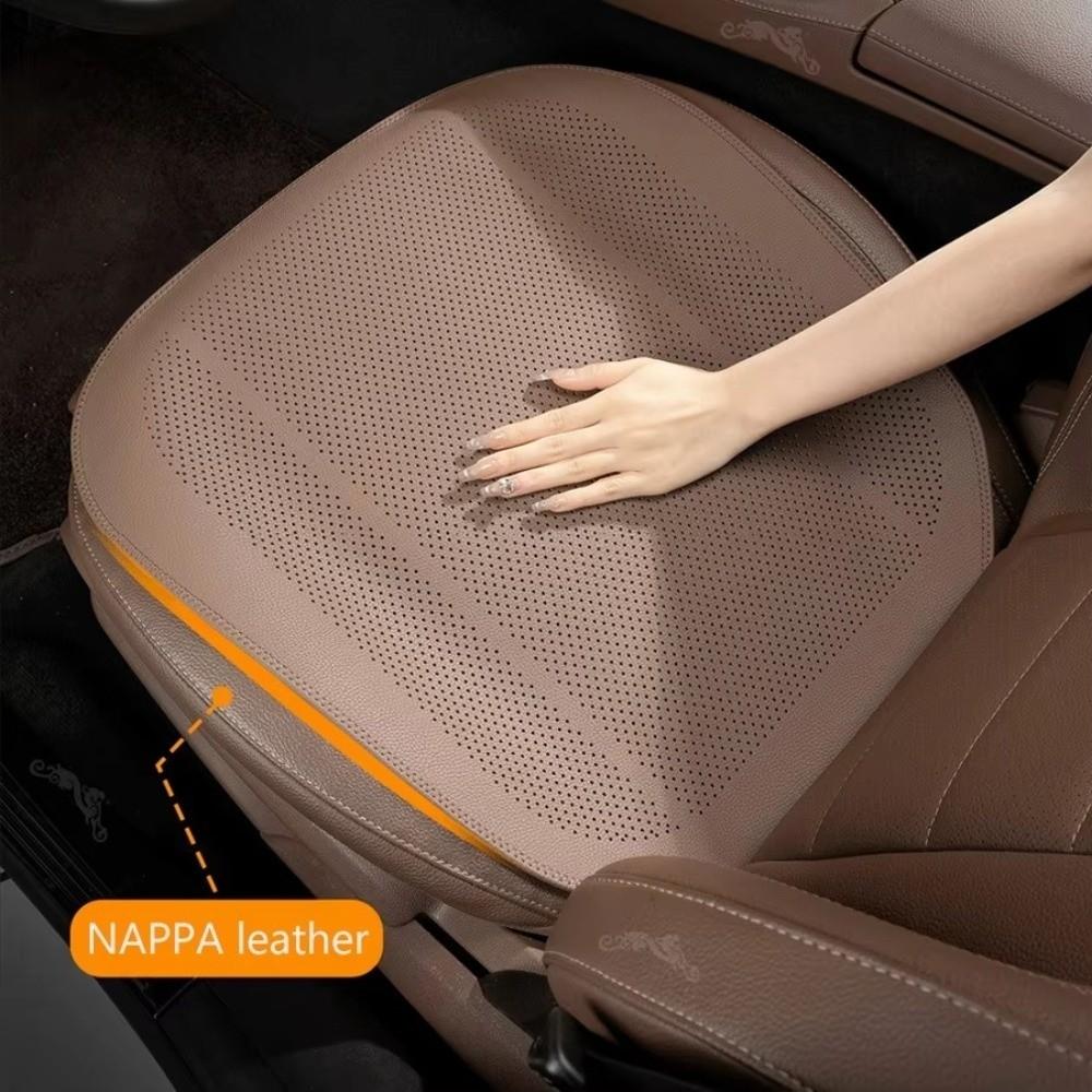 PU Leather Car Seat Cushion Breathable Ventilated Seat Cushion Universal Cool Cushion  Four-Season