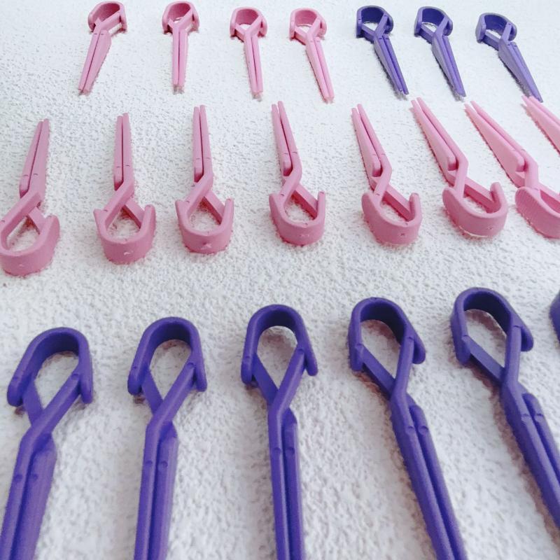 20/40Pcs Reusable Spill Proof Nail Polish Protector Clips Positioning Cross for Beginner DIY Manicure