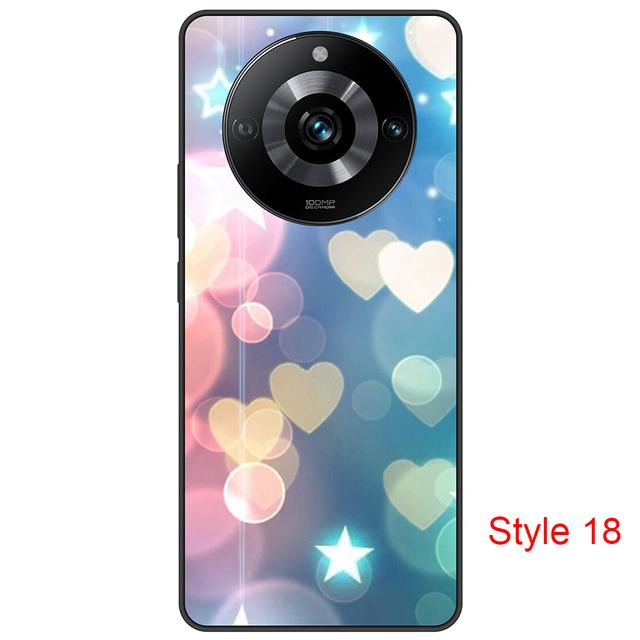 

Для Realme 11 Pro 5G роскошный силиконовый черный чехол из ТПУ для Realme11Pro 6,7 дюйма, гибкий, ультратонкий, полная защита RMX3771 Realme11Pro-Style 18