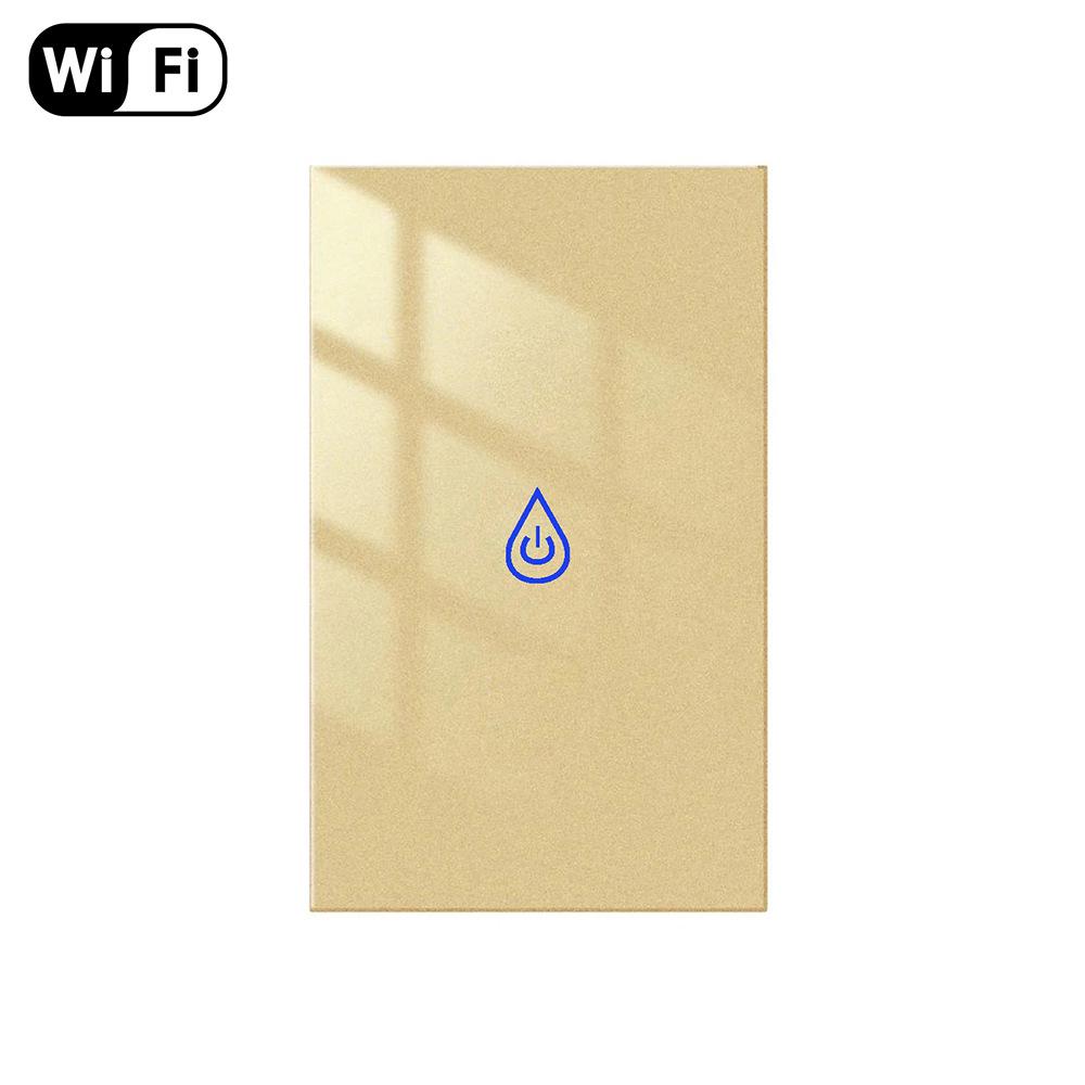 

40A Tuya Dual Control WiFi Touch Switch for Water Heater, Alexa Voice Compatible, 120 Type with Graffiti Design