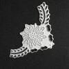 Winkel-Blumen-Spitzen-Stanzformen, Metallschablone, DIY, Scrapbooking, Album, Papier, Karte, Prägung, Handwerk, gestanzt