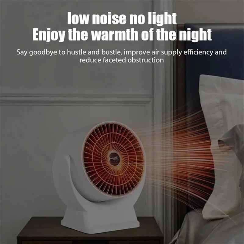 Electric Heater Portable Electric Heater Low Noise Air Fast Heating Mini Desktop Fan Winter Warmer for Home Office Room