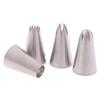 4Pcs Large Icing Piping Nozzlepastry Tips Baking Tools Cakes Set Stainless Steel