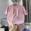 Men's Tie-Dye Short Sleeve T-shirt Casual Streetwear Tee With