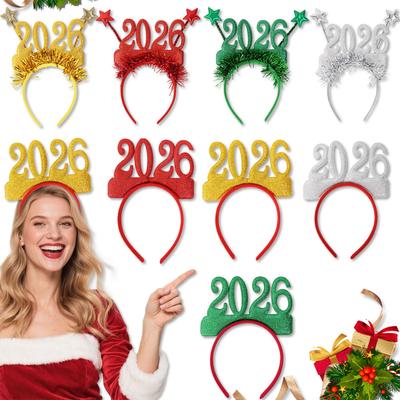 New Year Crowns Hairband Party Costume Star Party Karaoke Punk Photo Props Party Glitter Hair Hoop Nightclub