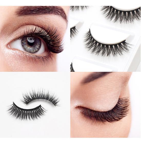 3D Multi-layer Thick 5 Pairs of Eyelashes Natural Eyelashes Simulation Curling False Eyelashes Eyelash Extension natural false eyelashes. 3d lashes