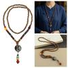 Mala Wood Bead Pendant Necklace Ethnic Jewelry Ethnic Jewelry New Nepal Necklace