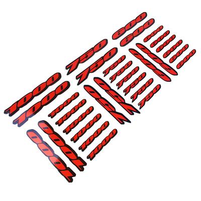 Moto Carenatura Coda Lati 1000 600 Rosso Adesivo Decalcomania Dell'emblema Per Suzuki GSXR 600 1000 GSXR1000 GSXR600 Accessorio