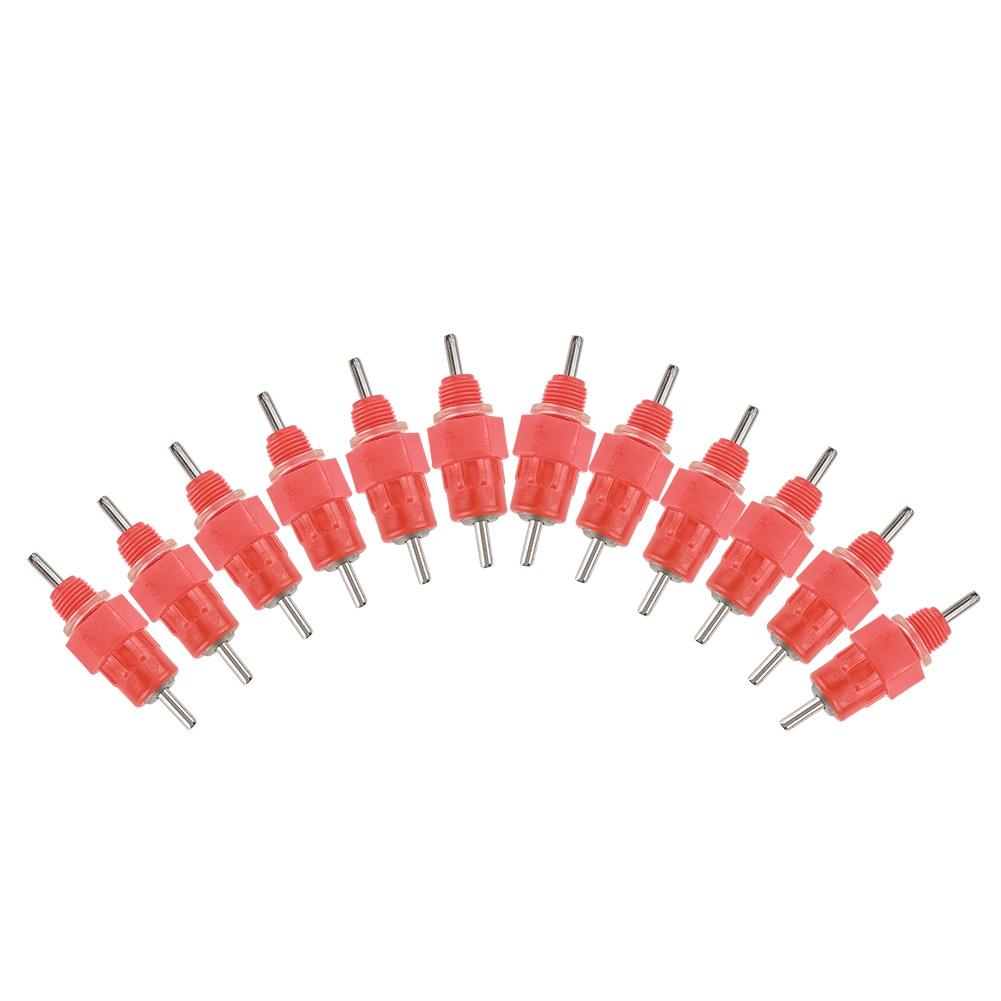 50 PCS Chicken Nipple Feeder Water Drinker Duck Hen Poultry for 3 4  PVC