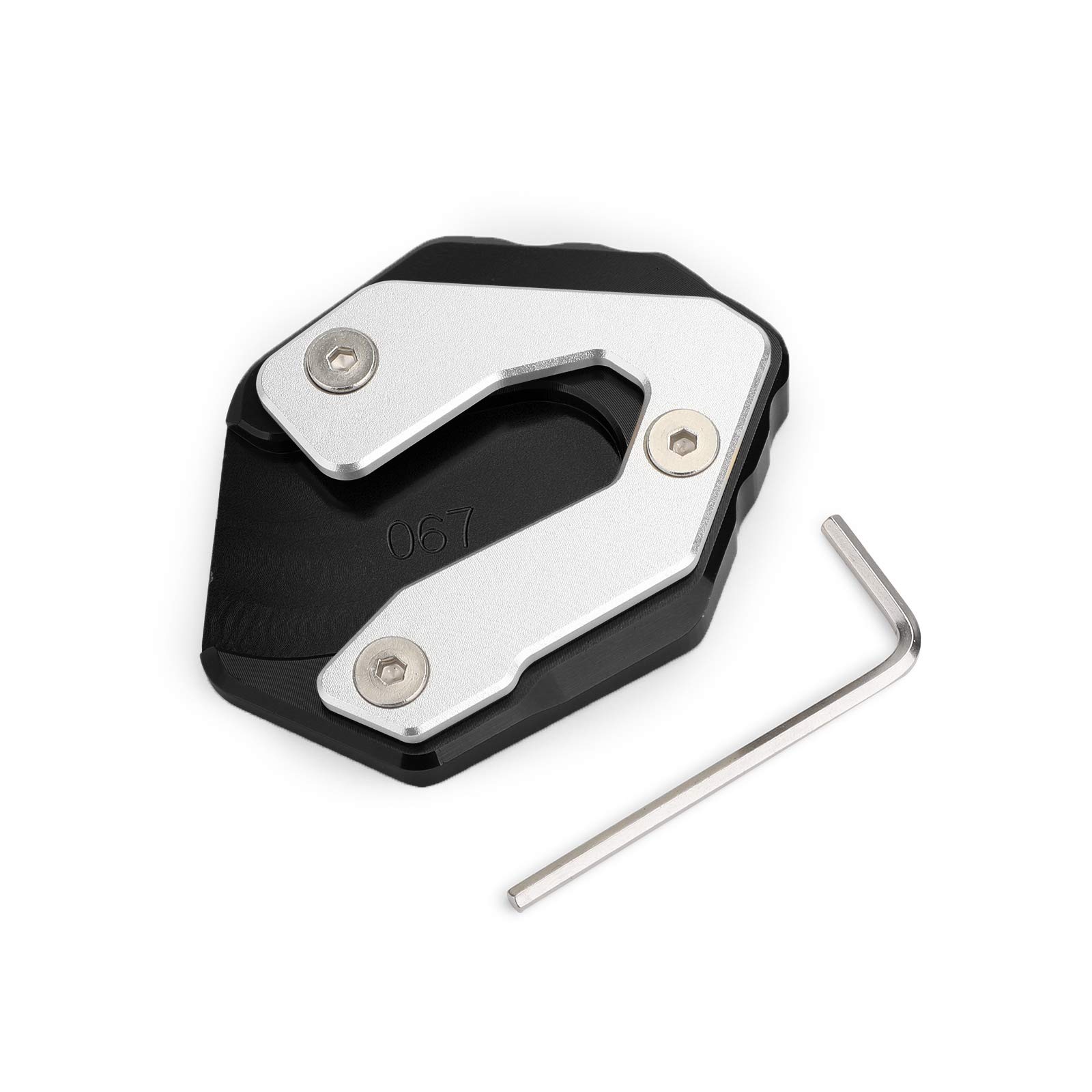 

Боковая подставка Bruce Shark, удлинение подставки, алюминий, черный для Yamaha MT09 FZ09 Tracer XSR900 и