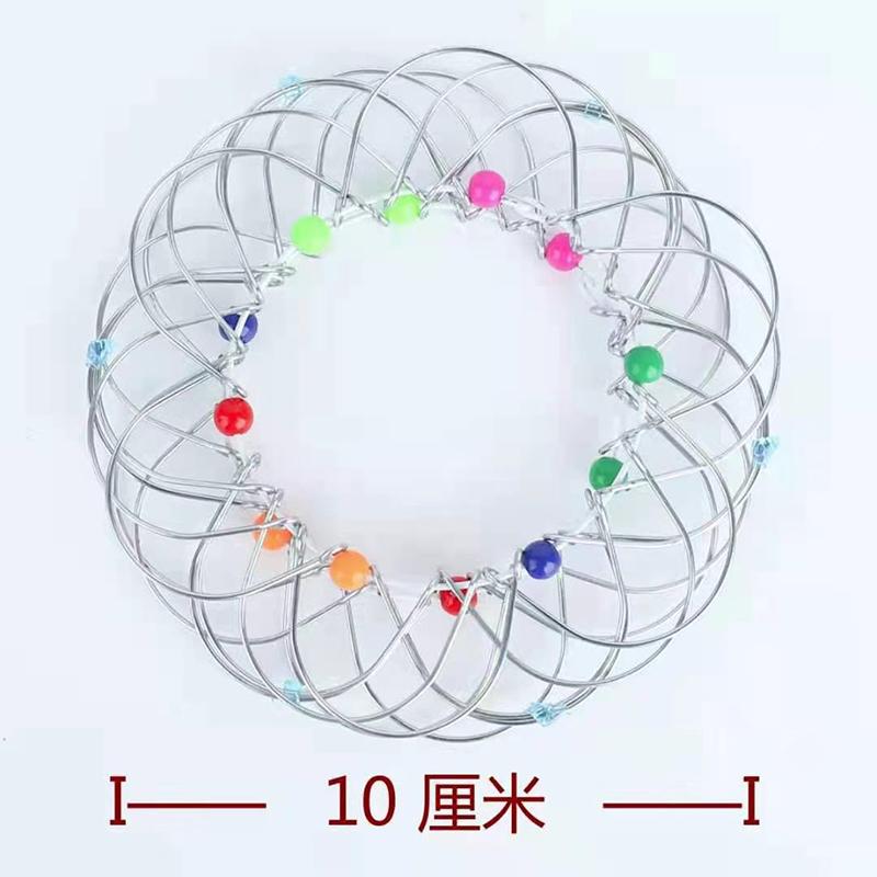 Mandala Flower Basket Toy Flexible Iron Basket Creative Handmade Magic Loop Wire Fidget Sensory Toy For Kid Christmas Party Gift