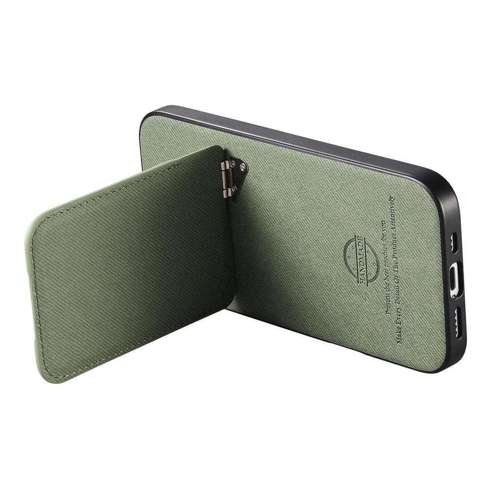 Phone Case For Honor Magic8 Lite 5G / X9d 5G / X70 5G Cloth Texture Leather + PC + TPU Cover with Card Holder Kickstand