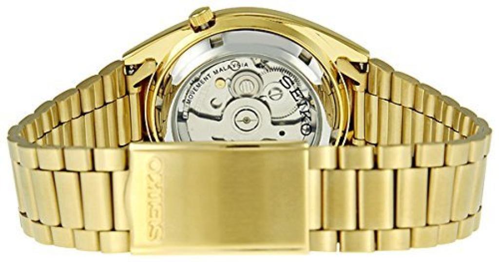 Seiko SNXS80K Seiko 5 Automatic Gold Dial Stainless Steel Watch Watch Men's Gold-Tone Men's ( )
