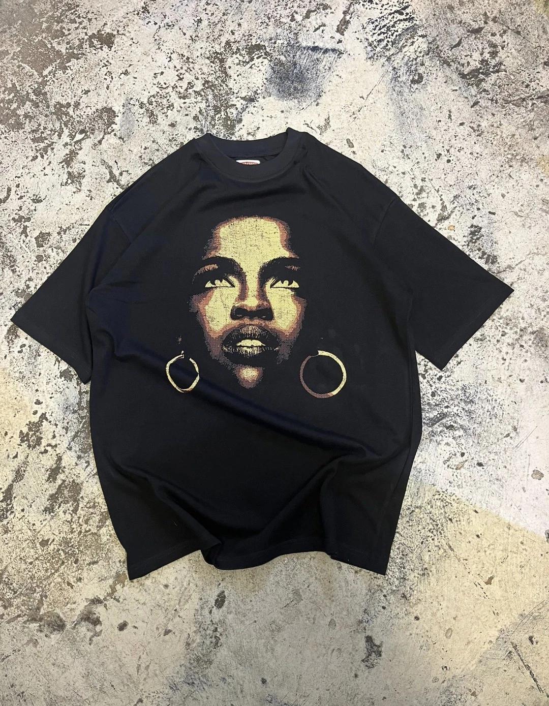 Retro Graphic T-Shirt Tee – Lauren Hill - Oversized Fit Vintage Inspired 3XL