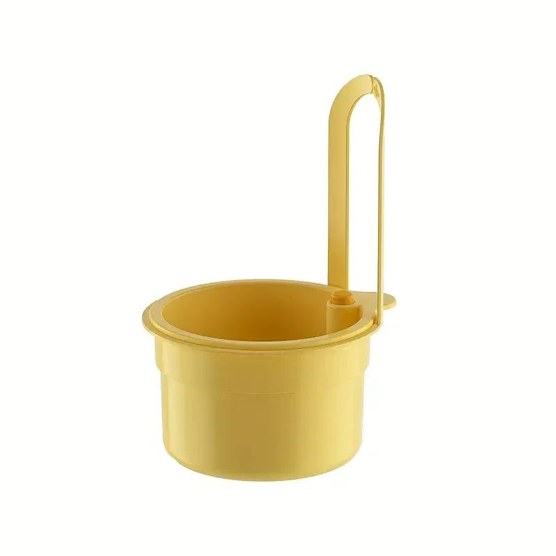 Drain Water Basket Filter Sink Hanging Strainer Basket Detachable Openable Bottom Cover Fruit Clean Rack For Kitchen Bathroom