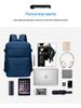 Versatile Wear-Resistant Business Laptop Backpack with Wet/Dry Separation & Trolley Sleeve