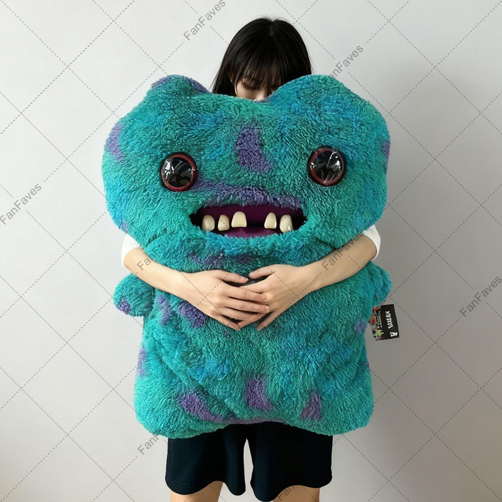 Big Size Ugly Tooth Monster Plush Toys 22-43CM Body Pillow Stuffed Filled Doll Companion Room Decoration Gift
