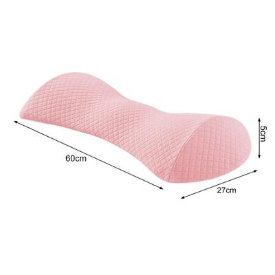 Memory Foam Waist Pad Resilient Memory Foam Backrest Pressure-relieving Memory Foam Lumbar Support Pillow for Bed Sleep
