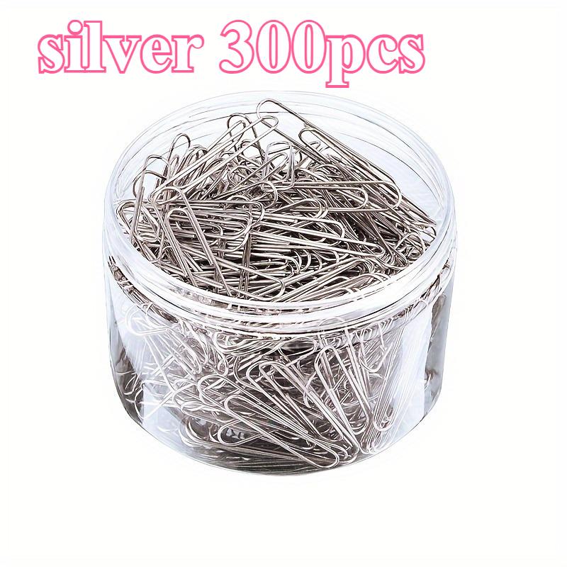 

200/300pcs Small Paper Clips - Office and School Essentials - Perfect for Organizing and Holding Together Important Documents