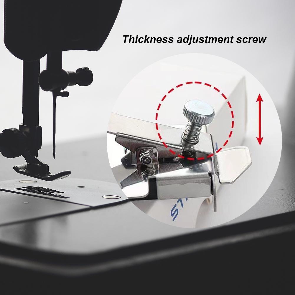 Magnetyczny prowadnik szwu Wielofunkcyjny magnesowy miernik Narzędzia do szycia Uniwersalne akcesoria do przemysłowej maszyny do szycia z kroczącą stopką