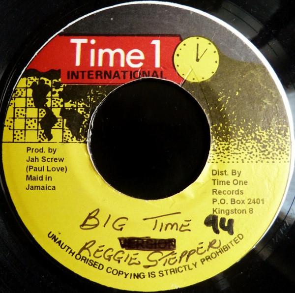 

7inch Record REGGIE STEPPER Big Time NONE Time 1 Internat Jamaica Reggae Ska Dub Used