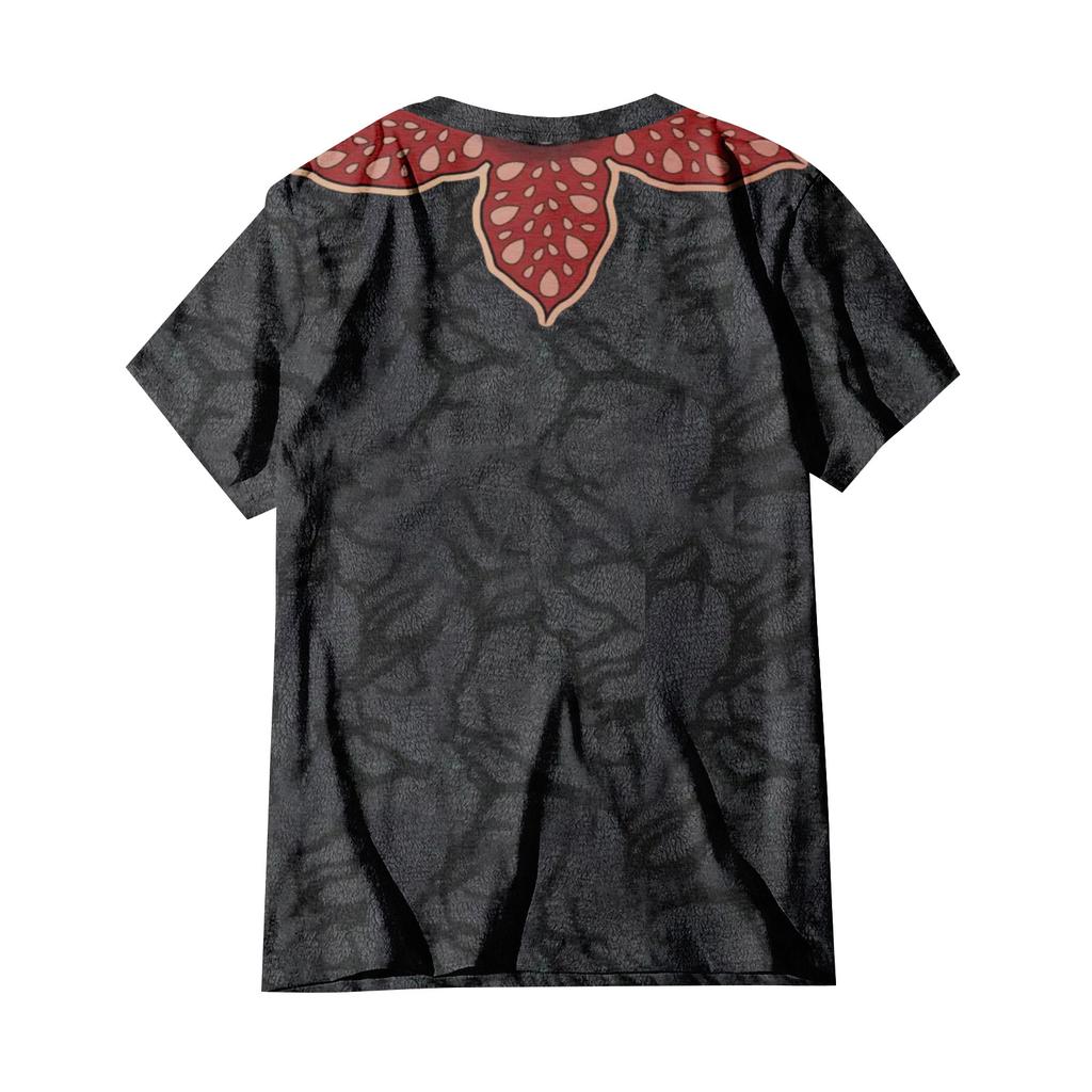 Mode Rundhals Raglan Kurzarm Arbeitskleidung Bedruckte Oberteile Damen Sommeroberteile