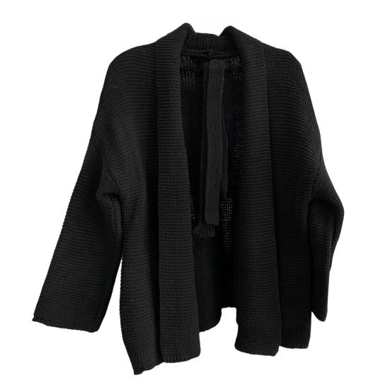 Women's Oversized Knitted Cardigan Casual Open Front Long Sleeve Sweater Coat Fall Winter Warm Outerwear