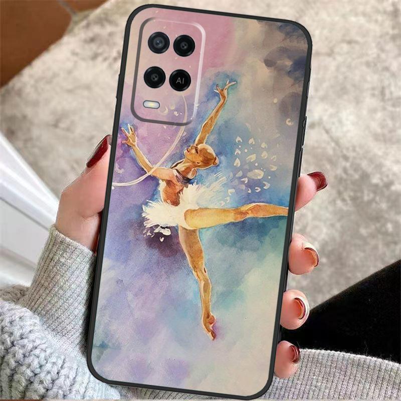 

Кейс для Oppo A40 A16 A76 A96 A60 A98 A58 A78 A18 A38 A80 A77 A57 A17 A74 A54 A94 A15 A5 Pro с рисунком в стиле масляной живописи Гимнастика OPPO A80 5G