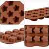 Handmade Design Silicone Chocolate Mold Non-Stick Surface Pudding Mold  Dessert Baking