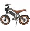 Bicicleta Elétrica Urbana de Alto Desempenho DYU M20 55KM/H Velocidade Máxima Bateria 48V18.2Ah Motor 1000W Pneus Gordos de 20 Polegadas E-Bike