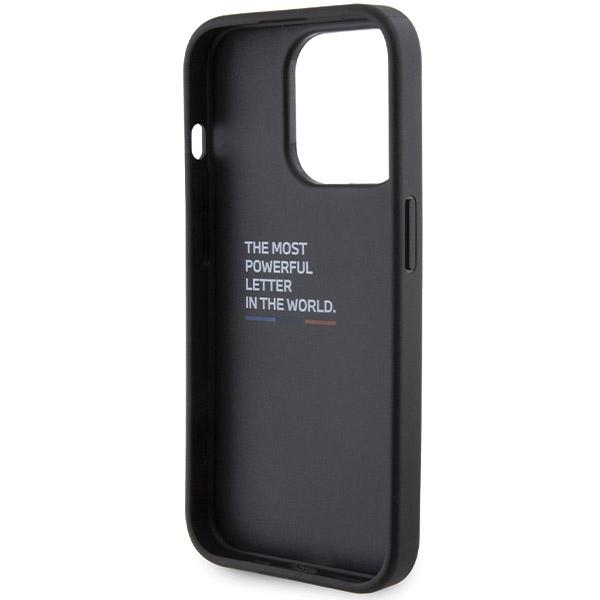 Bmw Case Bmhcp15L22Gslk Iphone 15 Pro 6.1 Black/Black Hardcase Grip Hot Stamp