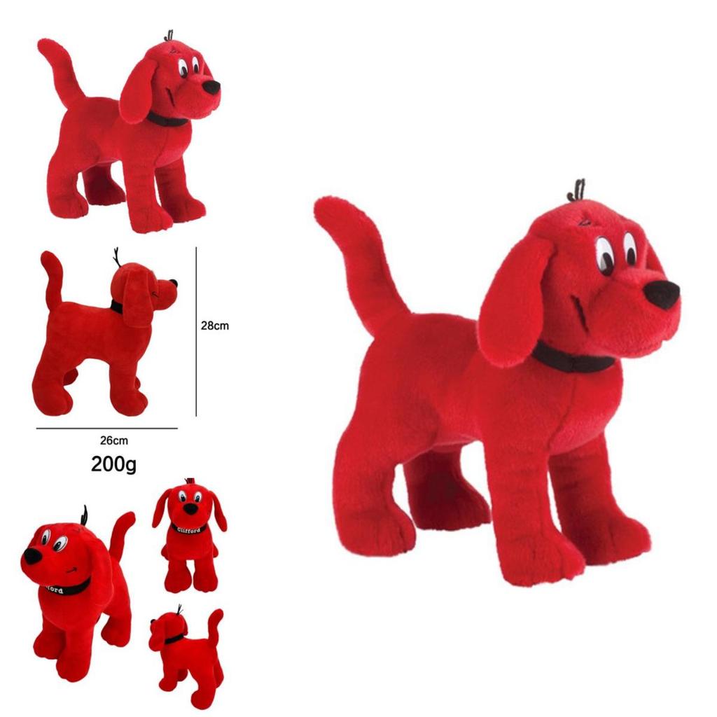 Mighty Clifford The Big Red Dog Plush Doll Super Soft And Cute Movie Series Toy