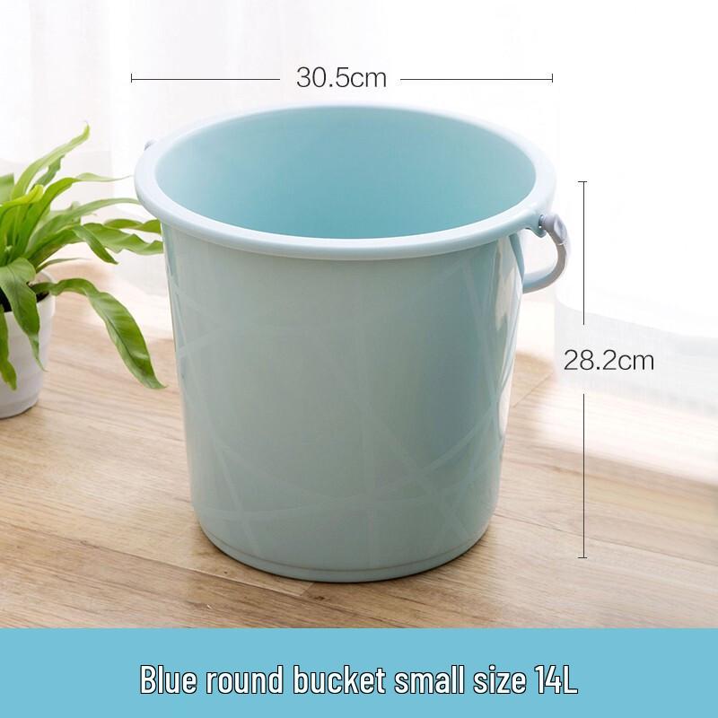 Portable Plastic Storage Bucket with Lid