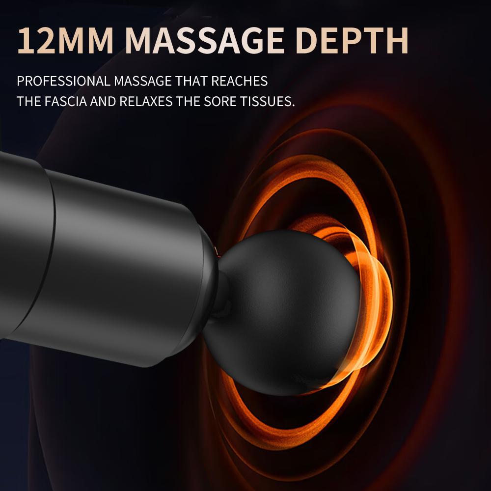 Massage Gun Muscle Relax Deep Tissue Massager Neck Massager Dynamic Vibrator Back Portable Handheld Display Fascia Gun Massage