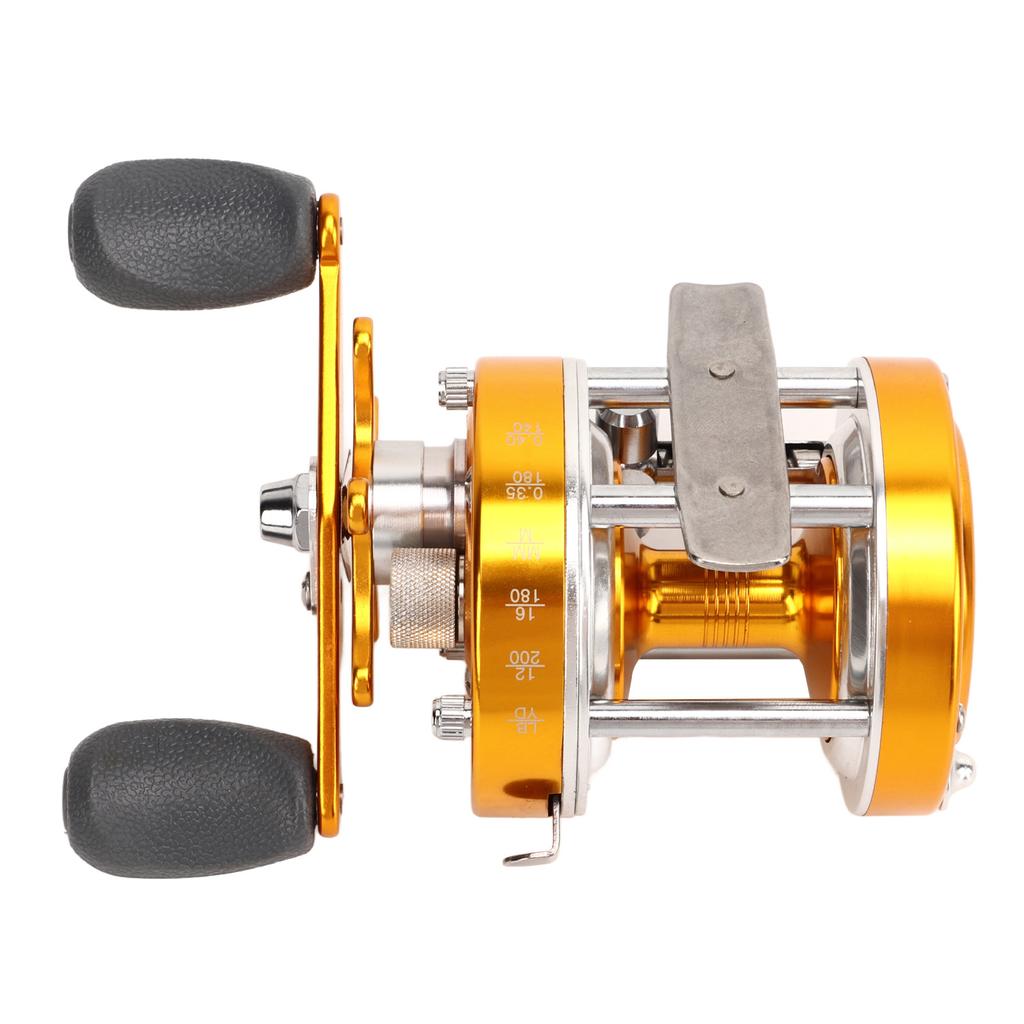 Metal Fishing Reel Soft Grip Powerful All Metal Fishing Lure Reel for Inshore Boat Freshwater