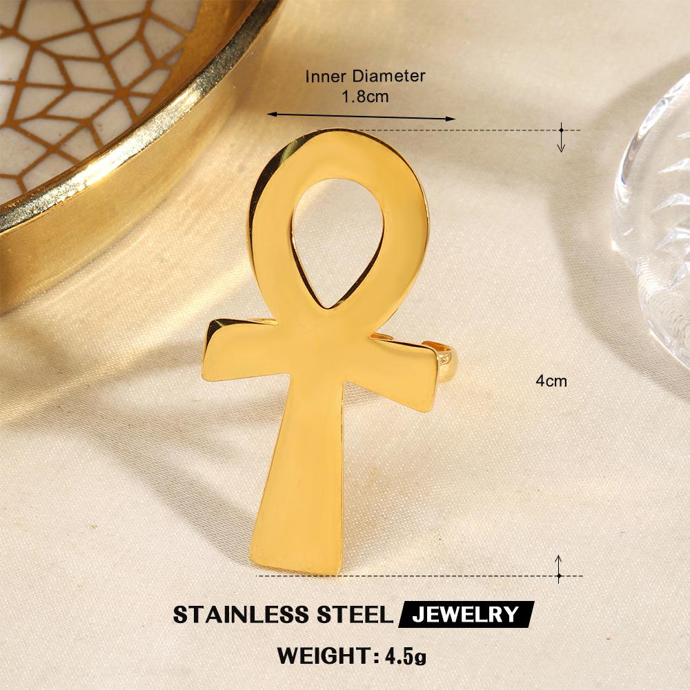 Personalisierte Edelstahl-Linienringe für Damen, Geometrisch, Unregelmäßig, Offen, Minimalistisch, Stilvoll, Kein Verblassen, Bankett Schmuck, Geschenke