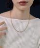 Novice Tokyo Petal & Round Chain Necklace [Stainless] / Gold