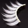 Yousheng 6Pcs  Makeup False Eyelashes  Soft  Comfortable To Wear  Chemical Fiber  Anime White False Eyelashes  for Masquerade