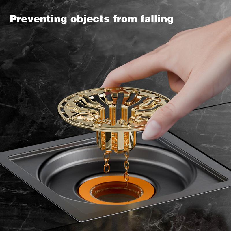 36-42mm Anti Odor Floor Drain Gravity Induction Drainage Kitchen And Bathroom Filters Insect Prevention Sewer Blockage