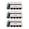3Pieces Poe Power Supply Module for Ethernet Bridge Black