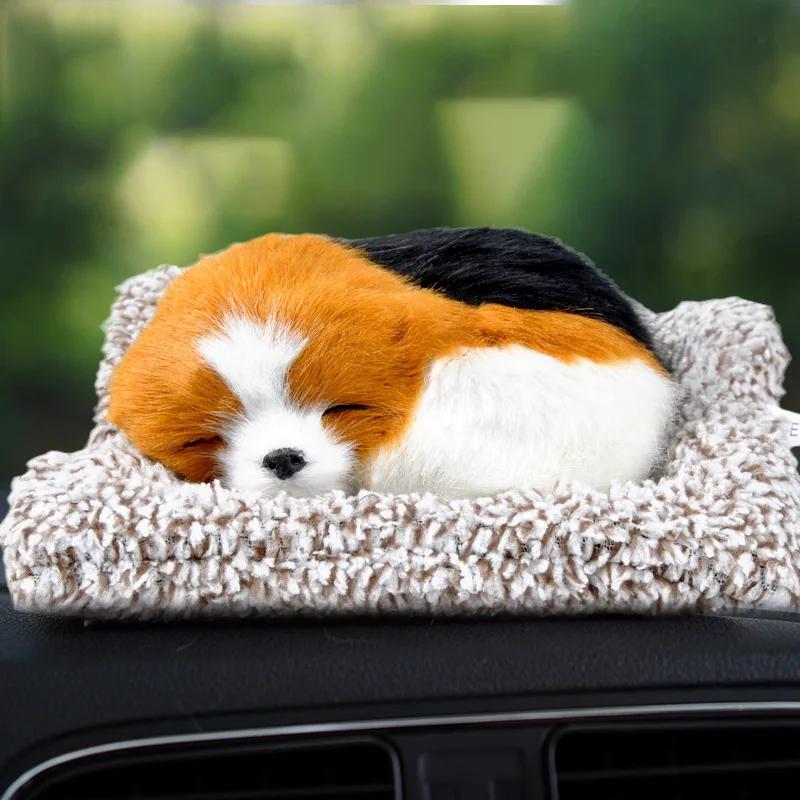 Car Interior Simulation Cute Plush Animal Decoration Activated Carbon Deodorizing Car Accessories Decoration