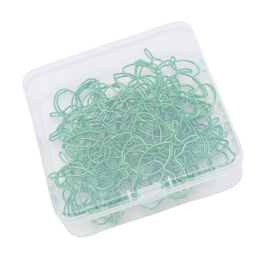 80Pcs Bee Shaped Paper Clips Iron Multifunctional Cute Paperclips for Scrapbooks Calendars Files