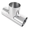 19/25/32/38/45/51/57mm TYPE T Joint Sanitary Pipe OD Butt Weld Tee 3 Way Connection Fittings Polishing 304 Stainless Steel