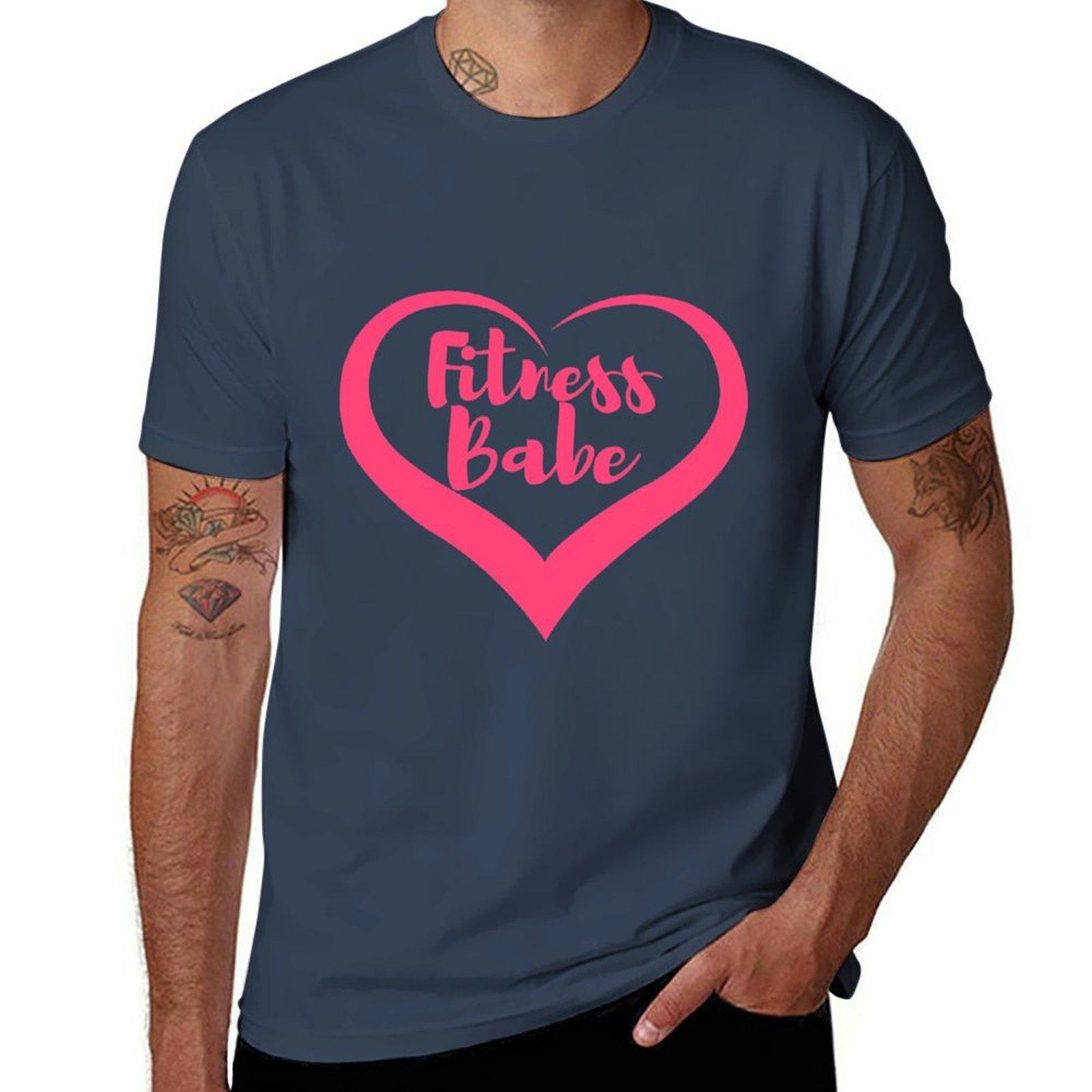 Fitness Babe TShirt Plus Size Comfort Fit Tee S