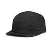 Outdoor Sport 5 Panel Cap Lightweight Nylon Running Baseball Cap Vintage Blue Checkered Flat Brim Cap For Travel Hiking